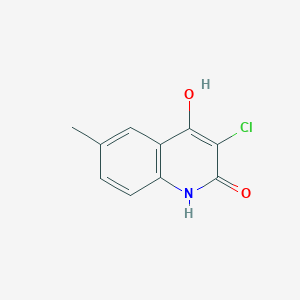 3-Chloro-4-hydroxy-6-methylquinolin-2(1H)-one