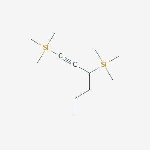 (Hex-1-yne-1,3-diyl)bis(trimethylsilane)