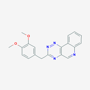 3-[(3,4-Dimethoxyphenyl)methyl][1,2,4]triazino[5,6-c]quinoline