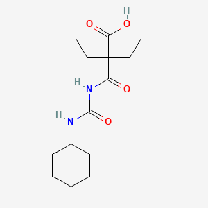 4-Pentenoic acid, 2-((((cyclohexylamino)carbonyl)amino)carbonyl)-2-(2-propenyl)-