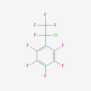 1-(1-Chloro-1,2,2,2-tetrafluoroethyl)-2,3,4,5,6-pentafluorobenzene