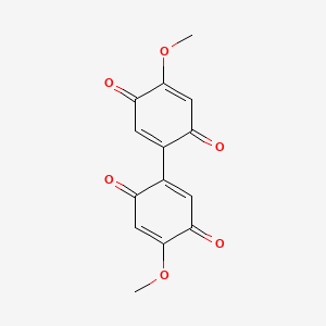 4,4'-Dimethoxy(bi-1,4-cyclohexadien-1-yl)-3,3',6,6'-tetraone