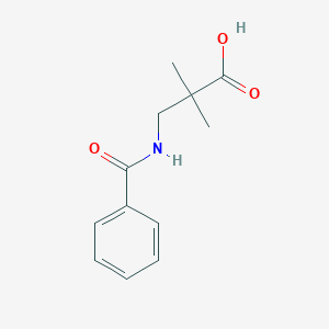 3-Benzamido-2,2-dimethylpropanoic acid