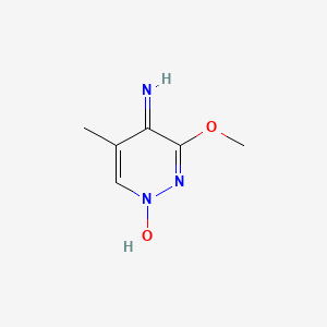 1-Hydroxy-3-methoxy-5-methylpyridazin-4-imine