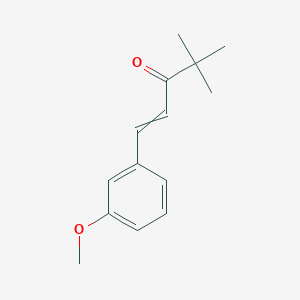 1-(3-Methoxyphenyl)-4,4-dimethylpent-1-en-3-one