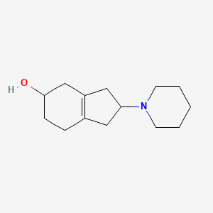 2-(Piperidin-1-yl)-2,3,4,5,6,7-hexahydro-1H-inden-5-ol