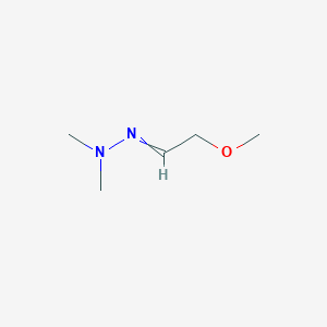 2-(2-Methoxyethylidene)-1,1-dimethylhydrazine