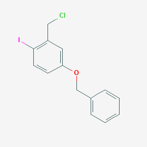 4-(Benzyloxy)-2-(chloromethyl)-1-iodobenzene