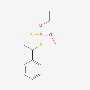 O,O-Diethyl S-(1-phenylethyl) phosphorodithioate