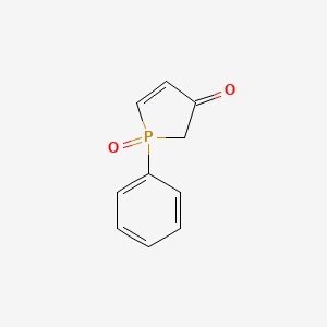 3H-Phosphol-3-one, 1,2-dihydro-1-phenyl-, 1-oxide