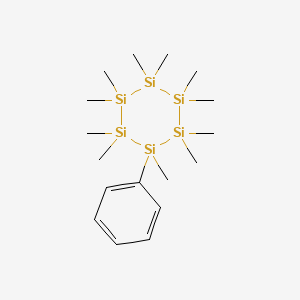 Undecamethyl(phenyl)hexasilinane