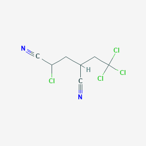 2-Chloro-4-(2,2,2-trichloroethyl)pentanedinitrile