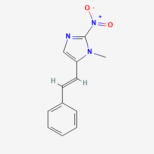 1-Methyl-2-nitro-5-styryl-imidazole