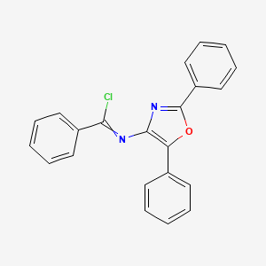 N-(2,5-Diphenyl-1,3-oxazol-4-yl)benzenecarboximidoyl chloride