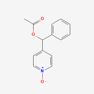 (1-Oxidopyridin-4-yl)(phenyl)methyl acetate