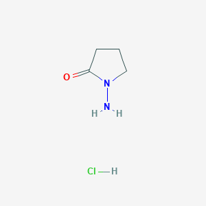 molecular formula C4H9ClN2O B154742 1-氨基吡咯烷-2-酮盐酸盐 CAS No. 20386-22-5