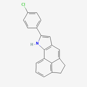 8-(4-Chlorophenyl)-5,9-dihydro-4h-indeno[1,7-fg]indole