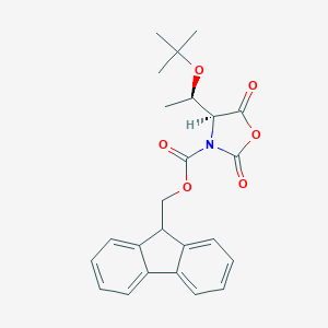 molecular formula C24H25NO6 B154747 Fmoc-O-叔丁基-L-苏氨酸 N-羧基酸酐 CAS No. 125814-28-0