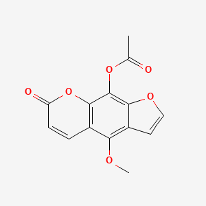 4-Methoxy-7-oxo-7H-furo[3,2-g][1]benzopyran-9-yl acetate