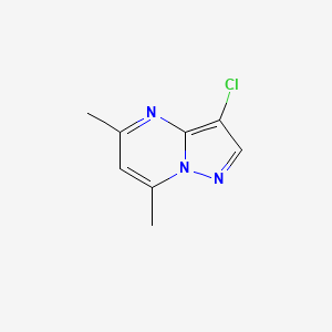 Pyrazolo(1,5-a)pyrimidine, 3-chloro-5,7-dimethyl-