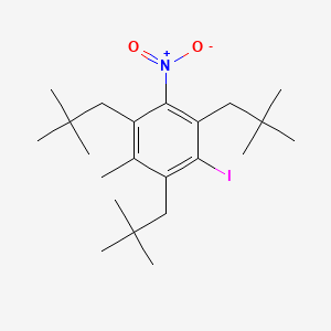 1,3,5-Tris(2,2-dimethylpropyl)-2-iodo-4-methyl-6-nitrobenzene