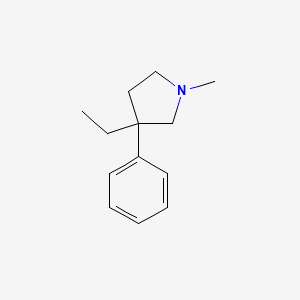 3-Ethyl-1-methyl-3-phenylpyrrolidine