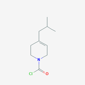 4-(2-Methylpropyl)-3,6-dihydropyridine-1(2H)-carbonyl chloride