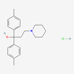 1-Piperidinepropanol, alpha,alpha-bis(4-methylphenyl)-, hydrochloride