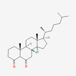 Cholestane-4,6-dione