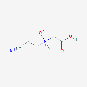 [(2-Cyanoethyl)(methyl)nitroryl]acetic acid