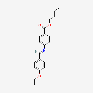 Butyl 4-{(E)-[(4-ethoxyphenyl)methylidene]amino}benzoate