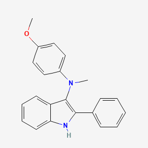 N-(4-Methoxyphenyl)-N-methyl-2-phenyl-1H-indol-3-amine