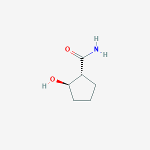 (1R,2R)-2-Hydroxycyclopentane-1-carboxamide