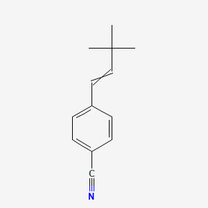 4-(3,3-Dimethylbut-1-en-1-yl)benzonitrile