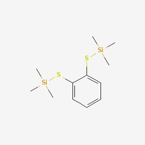 molecular formula C12H22S2Si2 B15475341 1,2-Benzenedithiol, S,S'-bis(trimethylsilyl)- CAS No. 40585-67-9