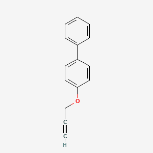 molecular formula C15H12O B15475348 4-[(Prop-2-yn-1-yl)oxy]-1,1'-biphenyl CAS No. 42875-24-1