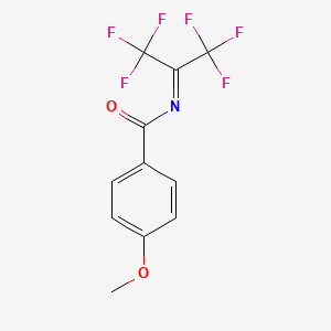 N-(1,1,1,3,3,3-Hexafluoropropan-2-ylidene)-4-methoxybenzamide