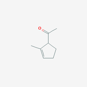 molecular formula C8H12O B154755 乙酮，1-(2-甲基-2-环戊烯-1-基)- CAS No. 1767-84-6