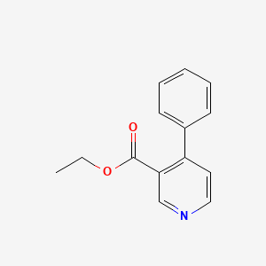 3-Pyridinecarboxylic acid, 4-phenyl-, ethyl ester