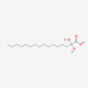 2,2-Dihydroxyhexadecanoic acid