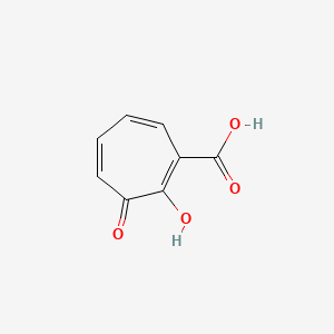 2,4,6-Cycloheptatrien-1-one, 3-carboxy-2-hydroxy-