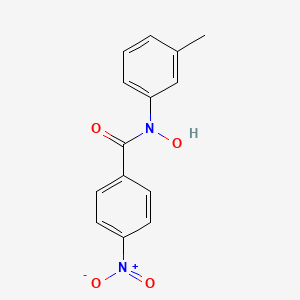 N-Hydroxy-N-(3-methylphenyl)-4-nitrobenzamide