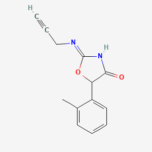 2-(2-Propynylamino)-5-(o-tolyl)-2-oxazolin-4-one