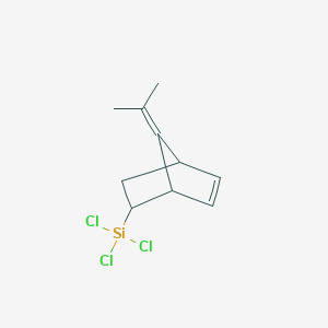 Trichloro[7-(propan-2-ylidene)bicyclo[2.2.1]hept-5-en-2-yl]silane