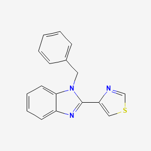 1-benzyl-2-thiazol-4-yl-1H-benzoimidazole