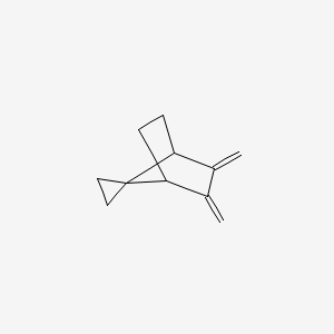 molecular formula C11H14 B15475939 2,3-Dimethylidenespiro[bicyclo[2.2.1]heptane-7,1'-cyclopropane] CAS No. 36439-88-0