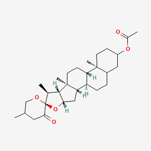 23-Oxospirostan-3-yl acetate