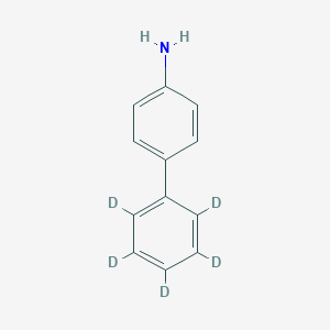 molecular formula C12H11N B015476 4-Aminobiphenyl-2',3',4',5',6'-d5 CAS No. 215527-72-3