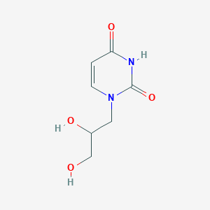 1H-Pyrimidine-2,4-dione, 1-(2,3-dihydroxypropyl)-