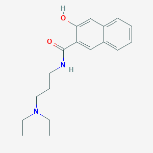 molecular formula C18H24N2O2 B15476013 N-[3-(Diethylamino)propyl]-3-hydroxynaphthalene-2-carboxamide CAS No. 27741-88-4